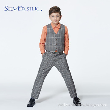 Professioneller kundenspezifischer Polyester-Viskose-Hochzeits-Kinderjungen-Anzug